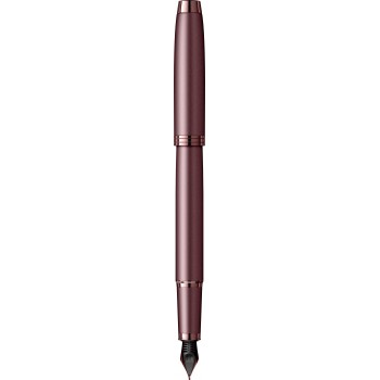 Ручка перьевая Parker IM Monochrome F328, Burgundy PVD (Перо M)